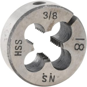 VALUE COLLECTION Round Die: 3/8-18, 1" OD, High Speed Steel 315-1141