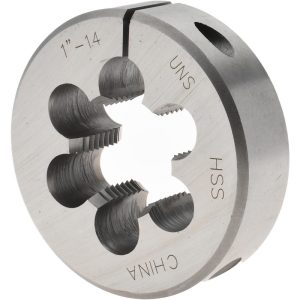 VALUE COLLECTION Round Die: 1-14, High Speed Steel 314-1478