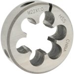 VALUE COLLECTION Round Die: M22x1, 2" OD, High Speed Steel 314-1830