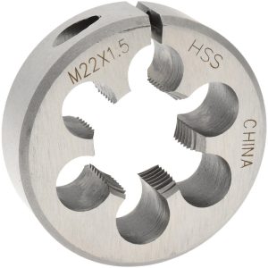 VALUE COLLECTION Round Die: M22x1.5, 2" OD, High Speed Steel 314-1832