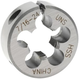 VALUE COLLECTION Round Die: 7/16-24, 1" OD, High Speed Steel 315-1153