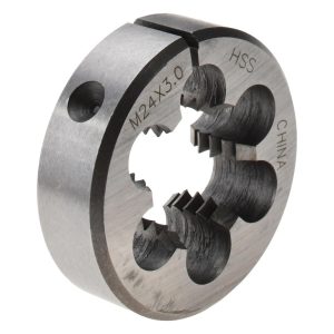 VALUE COLLECTION Round Die: M24x3, 2" OD, High Speed Steel 314-1844