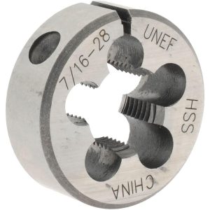 VALUE COLLECTION Round Die: 7/16-28, 1" OD, High Speed Steel 315-1155