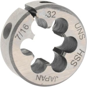 VALUE COLLECTION Round Die: 7/16-32, 1" OD, High Speed Steel 315-1156