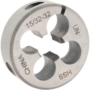 VALUE COLLECTION Round Die: 15/32-32, High Speed Steel 315-1228