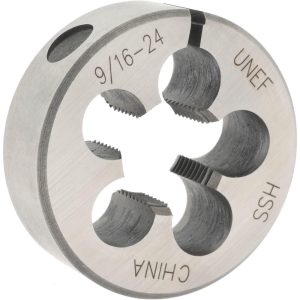 VALUE COLLECTION Round Die: 9/16-24, High Speed Steel 315-1242