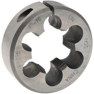VALUE COLLECTION Round Die: 1-16, 2" OD, High Speed Steel 315-1341