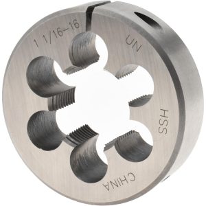 VALUE COLLECTION Round Die: 1-1/16-16, High Speed Steel 315-1413