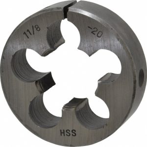 VALUE COLLECTION Round Die: 1-1/8-20, High Speed Steel 84046183