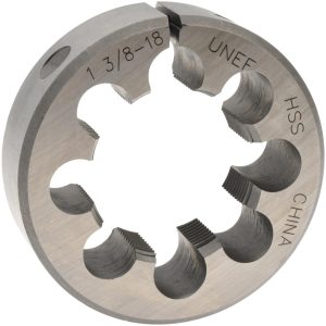 VALUE COLLECTION Round Die: 1-3/8-18, High Speed Steel 315-1563