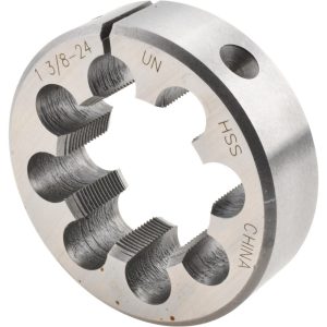 VALUE COLLECTION Round Die: 1-3/8-24, High Speed Steel 315-1565