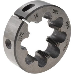 VALUE COLLECTION Round Die: 1-1/2-16, High Speed Steel 84047207