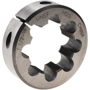 VALUE COLLECTION Round Die: 1-1/2-18, High Speed Steel 315-1583
