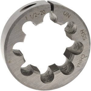 VALUE COLLECTION Round Die: 1-1/2-20, High Speed Steel 315-1584