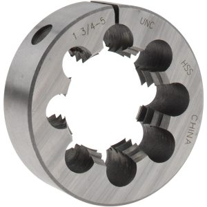 VALUE COLLECTION Round Die: 1-3/4-5, 3" OD, High Speed Steel 315-1640