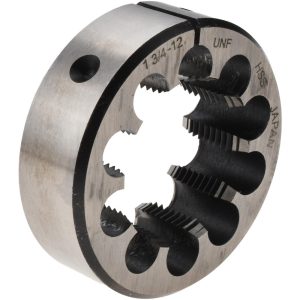VALUE COLLECTION Round Die: 1-3/4-12, 3" OD, High Speed Steel 315-1643