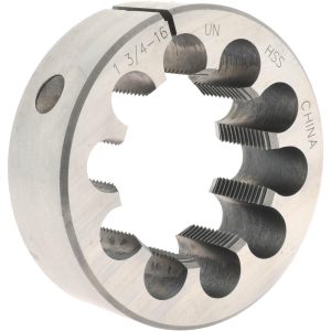 VALUE COLLECTION Round Die: 1-3/4-16, 3" OD, High Speed Steel 315-1645