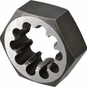 VALUE COLLECTION Hex Rethreading Die: 1-7/8-8, Right Hand, Carbon Steel 365-1565