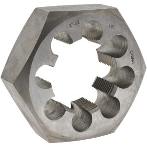 VALUE COLLECTION Hex Rethreading Die: 2-12, Right Hand, Carbon Steel 365-2006