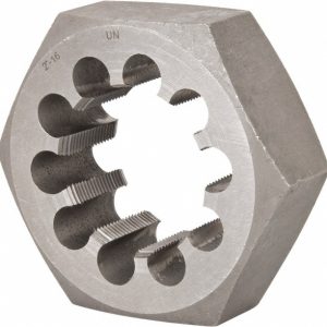 VALUE COLLECTION Hex Rethreading Die: 2-16, Right Hand, Carbon Steel 365-2007