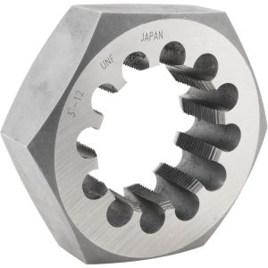 VALUE COLLECTION Hex Rethreading Die: 3-12, Right Hand, 5" Hex, Carbon Steel 365-3006