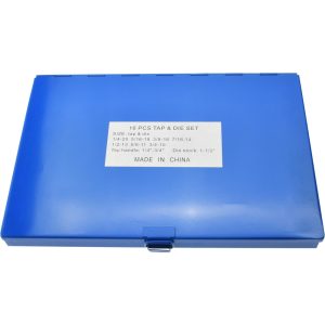 VALUE COLLECTION Tap & Die Set: 1/4-20 to 3/4-10 Taps, UNC CCT1562
