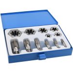 VALUE COLLECTION Tap & Die Set: 1/8-27 to 1 - 11-1/2 Taps, 1/8-27 to 1 - 11-1/2 Dies, NPT CCT1594