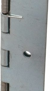 GUDEN Closing Spring Hinge: 2" Wide, 0.05" Thick, 5 Mounting Holes PS1123-02