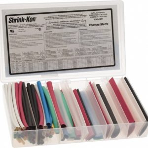 THOMAS & BETTS 86 Piece, Multicolor, Heat Shrink Electrical Tubing Kit CHS-KIT