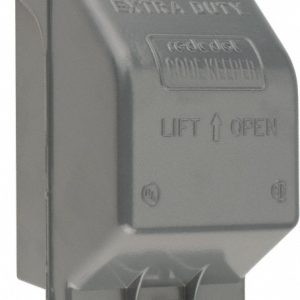 THOMAS & BETTS Receptacle Electrical Box Cover: Aluminum CKMUV