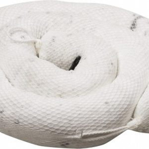 PRO-SAFE Boom: Oil Only, 5" Dia, 10" OAL, 36 gal Absorption, Polypropylene, White CEP-B510