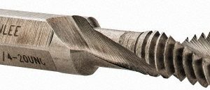 GREENLEE Combination Drill Tap: 1/4-20, 2B, 2 Flutes, High Speed Steel DTAP1/4-20