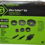 GREENLEE Electrician's Hole Saw Kit: 9 Pc, 7/8 to 2-1/2" Dia 930