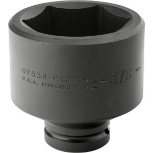 PROTO Impact Socket: 3/4" Drive, 2-3/8" Socket, Hex Drive J07538