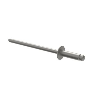 MARSON Open End Blind Rivet: Button Head, Aluminum Body, Aluminum Mandrel M40249