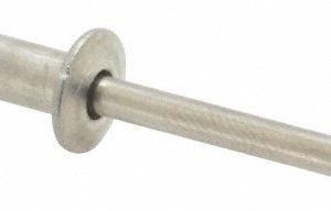 MARSON Open End Blind Rivet: Button Head, Aluminum Body, Aluminum Mandrel M40252