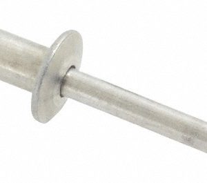 MARSON Open End Blind Rivet: Button Head, Aluminum Body, Aluminum Mandrel M42285