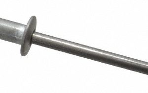 MARSON Open End Blind Rivet: Button Head, Aluminum Body, Steel Mandrel M40321