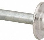 MARSON Open End Blind Rivet: Button Head, Aluminum Body, Steel Mandrel M40349