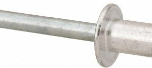 MARSON Open End Blind Rivet: Button Head, Aluminum Body, Steel Mandrel M40349