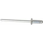 MARSON Open End Blind Rivet: Button Head, Stainless Steel Body, Stainless Steel Mandrel M40415