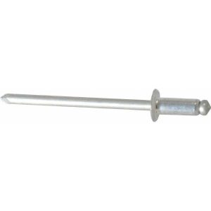 MARSON Open End Blind Rivet: Button Head, Stainless Steel Body, Stainless Steel Mandrel M40415