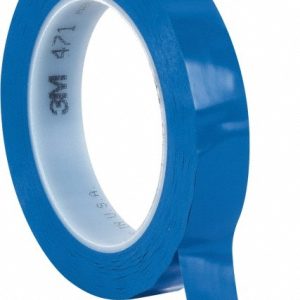 3M Floor & Aisle Marking Tape: 3/4" Wide, 108' Long, 5.2 mil Thick, Rubber 7000047462