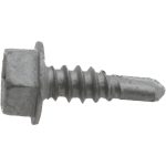 ITW BUILDEX #10, Hex Washer Head, Hex Drive, 5/8" Length Under Head, #3 Point, Self Drilling Screw 560009