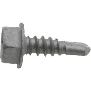 ITW BUILDEX #10, Hex Washer Head, Hex Drive, 5/8" Length Under Head, #3 Point, Self Drilling Screw 560009