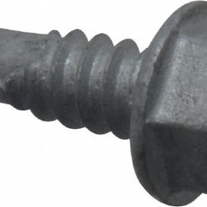 ITW BUILDEX 1/4", Hex Washer Head, Hex Drive, 3/4" Length Under Head, #3 Point, Self Drilling Screw 560051