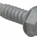 ITW BUILDEX 1/4", Hex Washer Head, Hex Drive, 1" Length Under Head, #3 Point, Self Drilling Screw 560052