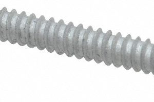 ITW BUILDEX 1/4", Hex Washer Head, Hex Drive, 2" Length Under Head, #3 Point, Self Drilling Screw 560058
