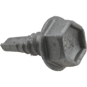 ITW BUILDEX #10, Hex Washer Head, Hex Drive, 1/2" Length Under Head, #3 Point, Self Drilling Screw 560007