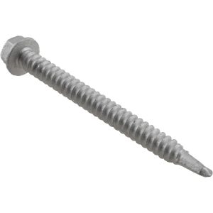 ITW BUILDEX #12, Hex Washer Head, Hex Drive, 2-1/2" Length Under Head, #3 Point, Self Drilling Screw 560038